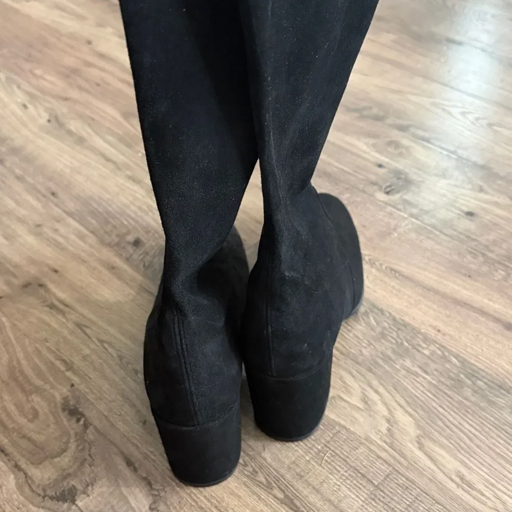 Stuart Weitzman Tieland black over Knee High Boots 11.5